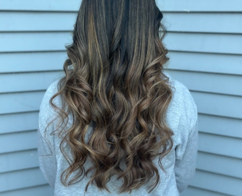 Salon Cartier customer with Low-toxic hair color treatment in Walnut Creek