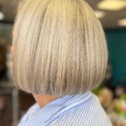 walnut creek woman with fine thick hair after her haircut